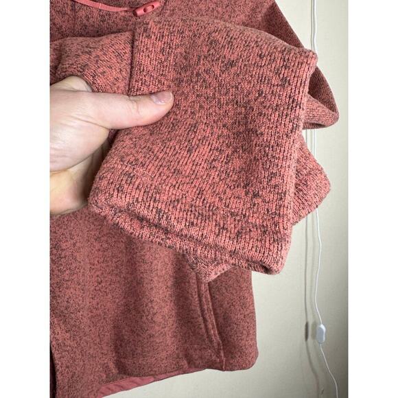 The North Face Pink Red Women’s Crescent  Hooded Sweater M Hiking Outdoors - Picture 3 of 8